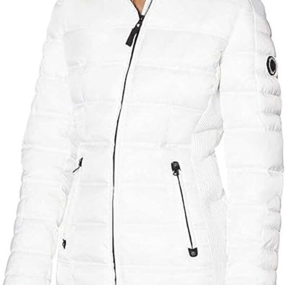 NAUTICA 1983 Women's Hooded Puffer Jacket M White - Picture 12 of 15